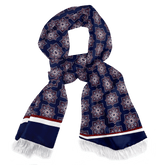 IMPERIAL AJRAK SILK SCARF (LUXE COLLECTION)